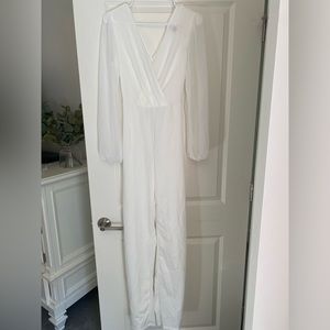 NWT White Windsor Jumpsuit.